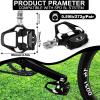 image:imageBUCKLOS Road Bike Pedals Compitable with Shimano SPDSL Cleats  Bicycle Clipless Titanium Sealed Bearing NylonAluminium Ultegra Clip Pedals for Indoor Cycling 916NylonCrMo