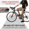 image:imageBUCKLOS Road Bike Pedals Compitable with Shimano SPDSL Cleats  Bicycle Clipless Titanium Sealed Bearing NylonAluminium Ultegra Clip Pedals for Indoor Cycling 916SPDSL Pedal Converters