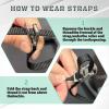 image:imageBucklos Toe Caged adapters for Peloton Bike   PedalsConvert Delta to Toe Cages Pedal with Strap Ride with SneakersIndoor Exercise Bike Accessories for Friends Family Spin ClassBlack
