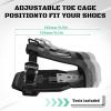 image:imageBucklos Toe Caged adapters for Peloton Bike   PedalsConvert Delta to Toe Cages Pedal with Strap Ride with SneakersIndoor Exercise Bike Accessories for Friends Family Spin ClassBlack