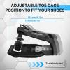 image:imageBucklos Toe Caged adapters for Peloton Bike   PedalsConvert Shimano SPDSL Look Delta Keo to Toe Cages Pedal with Strap Ride with SneakersIndoor Exercise Road Bike AccessoriesBlack