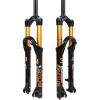 image:imageBUCKLOS 2627529 inch Travel 140mm MTB Air Suspension Fork Rebound Adjustment 34mm Stanchions 118 Threadless StraightTapered 9100mm QR ManualRemote Lockout XC AM Mountain Bicycle Front ForksStraightmanual