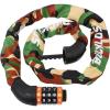 image:imageBUCKLOS Bike Chain Lock Heavy Duty Anti Theft 5 Digital Combination Bicycle Locks 33Ft 4Ft 5Ft for Bike Electric Scooter Ebike Motorcycle Door Gate Fence 6mm Thick CamouflageCAMOUFLAGE