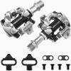 image:imageBUCKLOS Bike Clip Pedals PDM760M780 MTB Mountain Bike Clipless Dual Sided Pedals  Road Bike Spin Bike Sealed Bearing Bicycle Clips in Pedal Compatible with Shimano SPD Cleats 916 AluminumBlack2