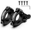 image:imageBUCKLOS Direct Mount Stem Mountain Bike 318mm 35mm Bar Clamp MTB Handlebar Stems 2 Pieces Lightweight Split High Rise Bicycle Stem Adjustable Extension 5864mm for Dual Crown Fork Downhill EnduroBLACK