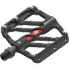 image:imageBUCKLOS MTB Flat Pedals Mountain Bike Pedals 3 Bearings CNC Adult Road Bike Pedals Bicycle Platform Aluminum Alloy NonSlip Pedal for Gravel BikeBMX 916BlackBlack