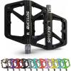 image:imageBUCKLOS Mountain Bike Pedals MTB Pedals Flat Adult Bicycle Road Bike Large Platform Nylon NonSlip Pedal for Gravel BikeHybrid Bike 916black