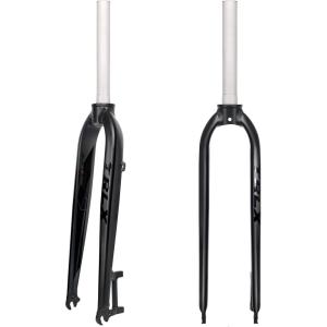 image:imageBUCKLOS 2627529 inch Mountain Bike Rigid Forks 118 Threadless Straight MTB Rigid Front Fork Disc Brake QR 9x100mm Super Light Aluminum Alloy Bicycle Fork for Mountain Bikes26