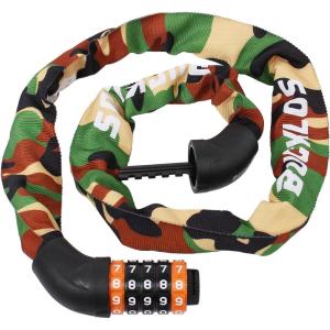 image:imageBUCKLOS Bike Chain Lock Heavy Duty Anti Theft 5 Digital Combination Bicycle Locks 33Ft 4Ft 5Ft for Bike Electric Scooter Ebike Motorcycle Door Gate Fence 6mm Thick CamouflageCAMOUFLAGE