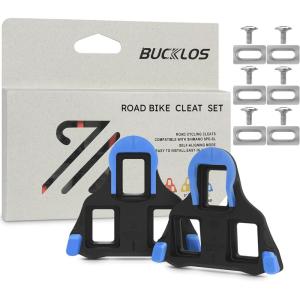 image:imageBUCKLOS Road Bike Pedals Compitable with Shimano SPDSL Cleats  Bicycle Clipless Titanium Sealed Bearing NylonAluminium Ultegra Clip Pedals for Indoor Cycling 916BH12 2