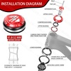 image:imageBUCKLOS 118 Bike Headset MTB Threadless 34 44 44506 4455 4456 41852mm Straight Tapered Tube Mountain Bikes Road Bicycle Double Sealed Bearings Headsets for Frame Fork Expander Plug Star Nut41852mmRed