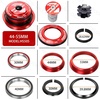 image:imageBUCKLOS 118 Bike Headset MTB Threadless 34 44 44506 4455 4456 41852mm Straight Tapered Tube Mountain Bikes Road Bicycle Double Sealed Bearings Headsets for Frame Fork Expander Plug Star Nut4455mmRed