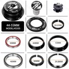 image:imageBUCKLOS 118 Bike Headset MTB Threadless 34 44 44506 4455 4456 41852mm Straight Tapered Tube Mountain Bikes Road Bicycle Double Sealed Bearings Headsets for Frame Fork Expander Plug Star Nut4455mmBlack