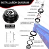 image:imageBUCKLOS 118 Bike Headset MTB Threadless 34 44 44506 4455 4456 41852mm Straight Tapered Tube Mountain Bikes Road Bicycle Double Sealed Bearings Headsets for Frame Fork Expander Plug Star Nut4455mmBlack