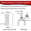 image:imageBUCKLOS 118 Bike Headset MTB Threadless 34 44 44506 4455 4456 41852mm Straight Tapered Tube Mountain Bikes Road Bicycle Double Sealed Bearings Headsets for Frame Fork Expander Plug Star Nut4456mmBlack