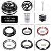 image:imageBUCKLOS 118 Bike Headset MTB Threadless 34 44 44506 4455 4456 41852mm Straight Tapered Tube Mountain Bikes Road Bicycle Double Sealed Bearings Headsets for Frame Fork Expander Plug Star Nut41852mmBlack