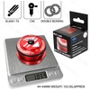 image:imageBUCKLOS 118 Bike Headset MTB Threadless 34 44 44506 4455 4456 41852mm Straight Tapered Tube Mountain Bikes Road Bicycle Double Sealed Bearings Headsets for Frame Fork Expander Plug Star Nut4444mmRed