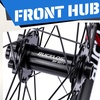image:imageBUCKLOS 27529 inch Thru Axle Boost MTB Wheelset Front 15  110mm Rear 12  148mm Disc Brake Mountain Bike Wheel AL6061 32H 1925 Double Wall Clincher Dual Fit 8 9 10 11 Speed Cassette XC AM DHOne Front Wheel