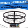 image:imageBUCKLOS 27529 inch Thru Axle Boost MTB Wheelset Front 15  110mm Rear 12  148mm Disc Brake Mountain Bike Wheel AL6061 32H 1925 Double Wall Clincher Dual Fit 8 9 10 11 Speed Cassette XC AM DH1 Pair Wheels