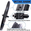 image:imageBUCKLOS 27529 inch Thru Axle Boost MTB Wheelset Front 15  110mm Rear 12  148mm Disc Brake Mountain Bike Wheel AL6061 32H 1925 Double Wall Clincher Dual Fit 8 9 10 11 Speed Cassette XC AM DHOne Rear Wheel