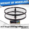 image:imageBUCKLOS 27529 inch Thru Axle Boost MTB Wheelset Front 15  110mm Rear 12  148mm Disc Brake Mountain Bike Wheel AL6061 32H 1925 Double Wall Clincher Dual Fit 8 9 10 11 Speed Cassette XC AM DH1 Pair Wheels