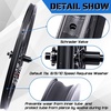 image:imageBUCKLOS 27529 inch Thru Axle Boost MTB Wheelset Front 15  110mm Rear 12  148mm Disc Brake Mountain Bike Wheel AL6061 32H 1925 Double Wall Clincher Dual Fit 8 9 10 11 Speed Cassette XC AM DH1 Pair Wheels