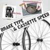 image:imageBUCKLOS Aluminum Alloy 700c Road Bike Wheelset 30mm Depth 20mm Wide Quick Release Rim Brake Bike Wheels Superlight Double Wall 24H Round Spokes1PairFrontRear Wheels