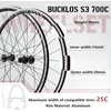 image:imageBUCKLOS Aluminum Alloy 700c Road Bike Wheelset 30mm Depth 20mm Wide Quick Release Rim Brake Bike Wheels Superlight Double Wall 24H Round Spokes1PairFrontRear Wheels