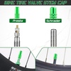 image:imageBUCKLOS Bike Tire Valve Stem Cap Set Presta Valve and Schrader Valve Caps Valve Cap with Valve Core Removing Function Presta Valve Adapter 10Pcs Fit Mountain Bike Road BikesGreen