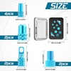 image:imageBUCKLOS Bike Tire Valve Stem Cap Set Presta Valve and Schrader Valve Caps Valve Cap with Valve Core Removing Function Presta Valve Adapter 10Pcs Fit Mountain Bike Road BikesBlue