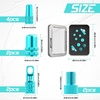 image:imageBUCKLOS Bike Tire Valve Stem Cap Set Presta Valve and Schrader Valve Caps Valve Cap with Valve Core Removing Function Presta Valve Adapter 10Pcs Fit Mountain Bike Road BikesTurquoise