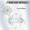 image:imageBUCKLOS MTB Wheelset 26 275 29 Quick Release Disc Brake 32H Mountain Bike Wheels High Strength Aluminum Alloy Rim Black Bike Wheel Suitable 810 Speed Cassette Mountain Bike WheelsetOne Front Wheel