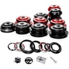 image:imageBUCKLOS 118 Bike Headset MTB Threadless 34 44 44506 4455 4456 41852mm Straight Tapered Tube Mountain Bikes Road Bicycle Double Sealed Bearings Headsets for Frame Fork Expander Plug Star Nut44506mmBlack