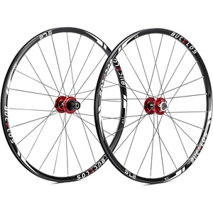 image:imageBUCKLOS 2627529 Mountain Bike Wheelset Carbon Hub MTB Wheels Quick Release Disc Brakes 24H LowResistant Flat Spokes Bike Wheels fit 711 Speed Cassette1Pair FrontRear