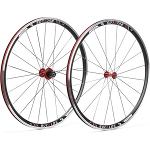 image:imageBUCKLOS Road Bike Wheel 700c Aluminum Alloy QR Wheels V Brake Clincher Double Wall Flat Spokes Bicycle Wheel Set Rear 711 Speed Wheelsets Hub 30mm Rims Bike AccessoriesFrontRear Wheels