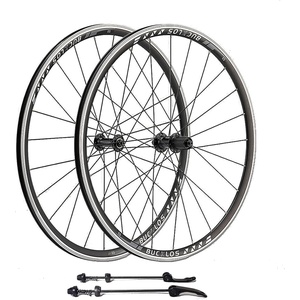 image:imageBUCKLOS Road Bike Wheelset 700c Rim Brake with 30mm Depth Rims232425C Clincher Aluminum Alloy Road Bike Wheels Suitable for 8910 Speed with Quick Release24Hole