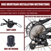 image:imageBUCKLOS 89101112 Speed Cassette UltraLight 1125283234364042465052T Bike Cassette Fit Mountain BikeRoad BikeXCDHAMCompatible with Shimano Sram HG Hub Driver9S1125T