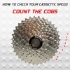 image:imageBUCKLOS 89101112 Speed Cassette UltraLight 1125283234364042465052T Bike Cassette Fit Mountain BikeRoad BikeXCDHAMCompatible with Shimano Sram HG Hub Driver9 Speed1132T