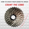 image:imageBUCKLOS 89101112 Speed Cassette UltraLight 1125283234364042465052T Bike Cassette Fit Mountain BikeRoad BikeXCDHAMCompatible with Shimano Sram HG Hub Driver11 Speed1142T