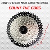image:imageBUCKLOS 89101112 Speed Cassette UltraLight 1125283234364042465052T Bike Cassette Fit Mountain BikeRoad BikeXCDHAMCompatible with Shimano Sram HG Hub Driver12 Speed1150T