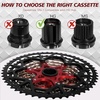 image:imageBUCKLOS 89101112 Speed Cassette UltraLight 1125283234364042465052T Bike Cassette Fit Mountain BikeRoad BikeXCDHAMCompatible with Shimano Sram HG Hub Driver12 Speed1152T