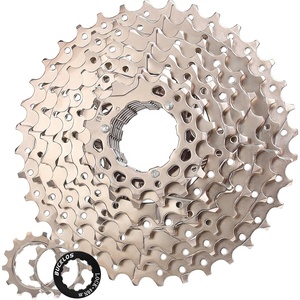 image:imageBUCKLOS 89101112 Speed Cassette UltraLight 1125283234364042465052T Bike Cassette Fit Mountain BikeRoad BikeXCDHAMCompatible with Shimano Sram HG Hub Driver10 Speed1136T