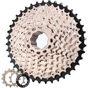 image:imageBUCKLOS 89101112 Speed Cassette UltraLight 1125283234364042465052T Bike Cassette Fit Mountain BikeRoad BikeXCDHAMCompatible with Shimano Sram HG Hub Driver9 Speed1140T
