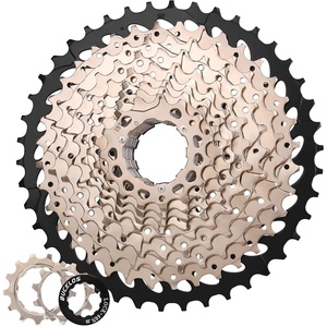 image:imageBUCKLOS 89101112 Speed Cassette UltraLight 1125283234364042465052T Bike Cassette Fit Mountain BikeRoad BikeXCDHAMCompatible with Shimano Sram HG Hub Driver11 Speed1142T