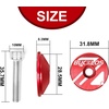 image:imageBUCKLOS 1 18 inch AluminumCarbon Fiber Bicycle Headset Top Cap Star Nut Plug Bolt Stem Expanding Nut BoltAL6060Red