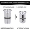 image:imageBUCKLOS 1 18 inch AluminumCarbon Fiber Bicycle Headset Top Cap Star Nut Plug Bolt Stem Expanding Nut BoltAL6061Black
