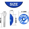image:imageBUCKLOS 1 18 inch AluminumCarbon Fiber Bicycle Headset Top Cap Star Nut Plug Bolt Stem Expanding Nut BoltAL6061Blue