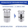 image:imageBUCKLOS 1 18 inch AluminumCarbon Fiber Bicycle Headset Top Cap Star Nut Plug Bolt Stem Expanding Nut BoltAL6061Blue