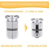 image:imageBUCKLOS 1 18 inch AluminumCarbon Fiber Bicycle Headset Top Cap Star Nut Plug Bolt Stem Expanding Nut BoltAL6061Gold
