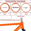 image:imageBUCKLOS 11PCS Headset Spacer Bike 118 Fork Stem Aluminum Carbon Fiber Washer  20 15 10 5 3 2 mm Mountain Bikes Road Bicycle Threadless Ultralight Headset Spacers fit MTB Road BMX Folding BikesOrange